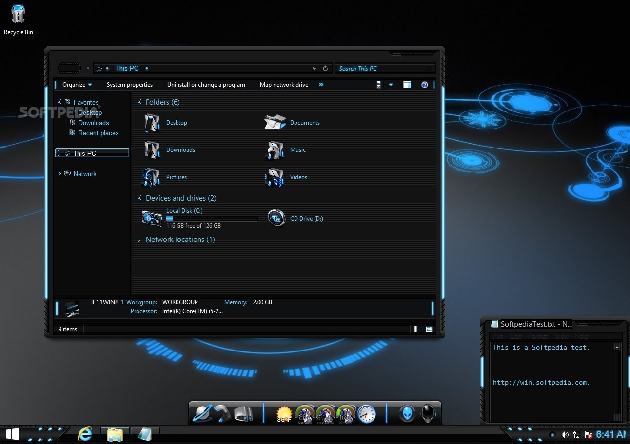 jarvis desktop theme windows 7